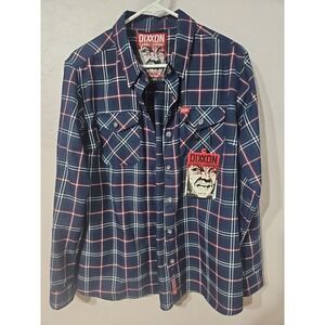 Rare Dixxon TORRANCE Flannel Women's Size Large W/Sticker Tag! Sold Out Limited!